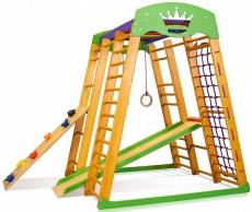 Дитячий спортивний куточок SportBaby Карапуз mini 1, Сосна-Бук, від 12 місяців до 60 кг